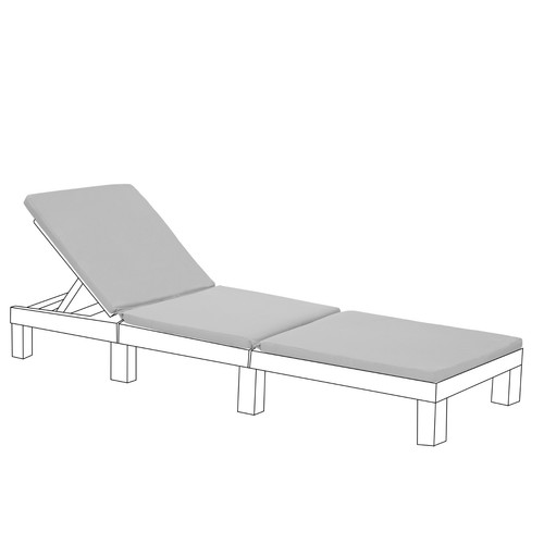 Outdoor sun lounger cushion - outdoor,