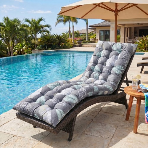 190x60cm sun lounger cushions - 190x60cm,