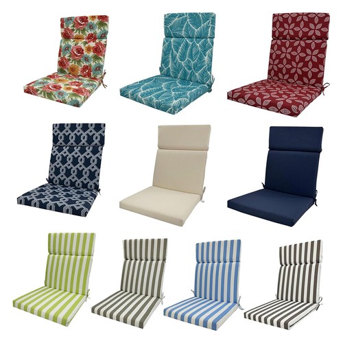 High back garden chair cushion - back,