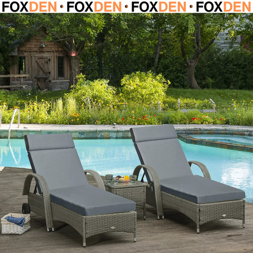 Set sun lounger - set, cushions