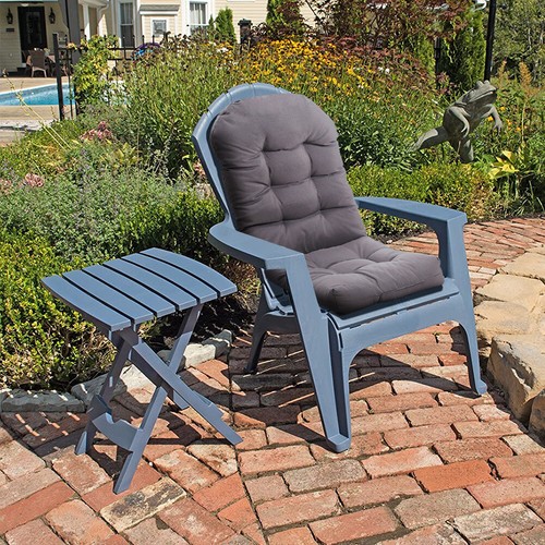 Thick soft garden cushion - cushion,