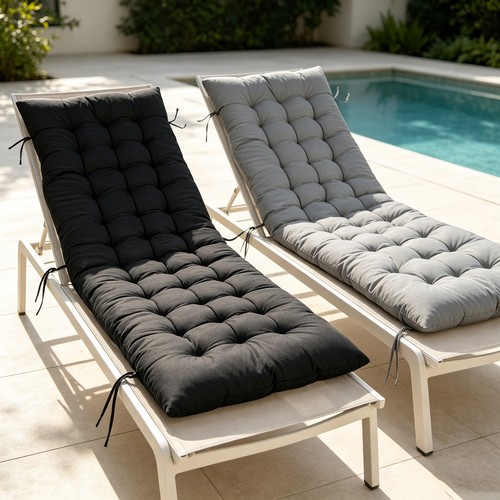 Outdoor sun lounger cushion - lounger,