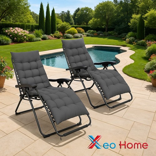 Outdoor sun lounger set 2x - sun,